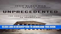 Collection Book Unprecedented: The Constitutional Challenge to Obamacare