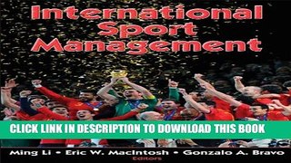 New Book International Sport Management