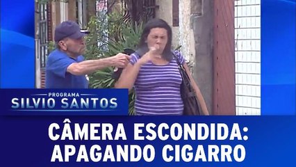 Câmera Escondida: Apagando Cigarro