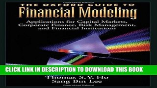 Collection Book The Oxford Guide to Financial Modeling: Applications for Capital Markets,