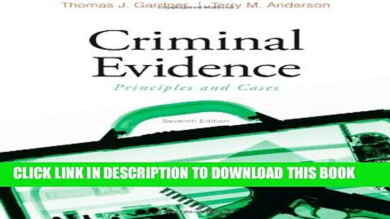 [PDF] Criminal Evidence: Principles and Cases Popular Online