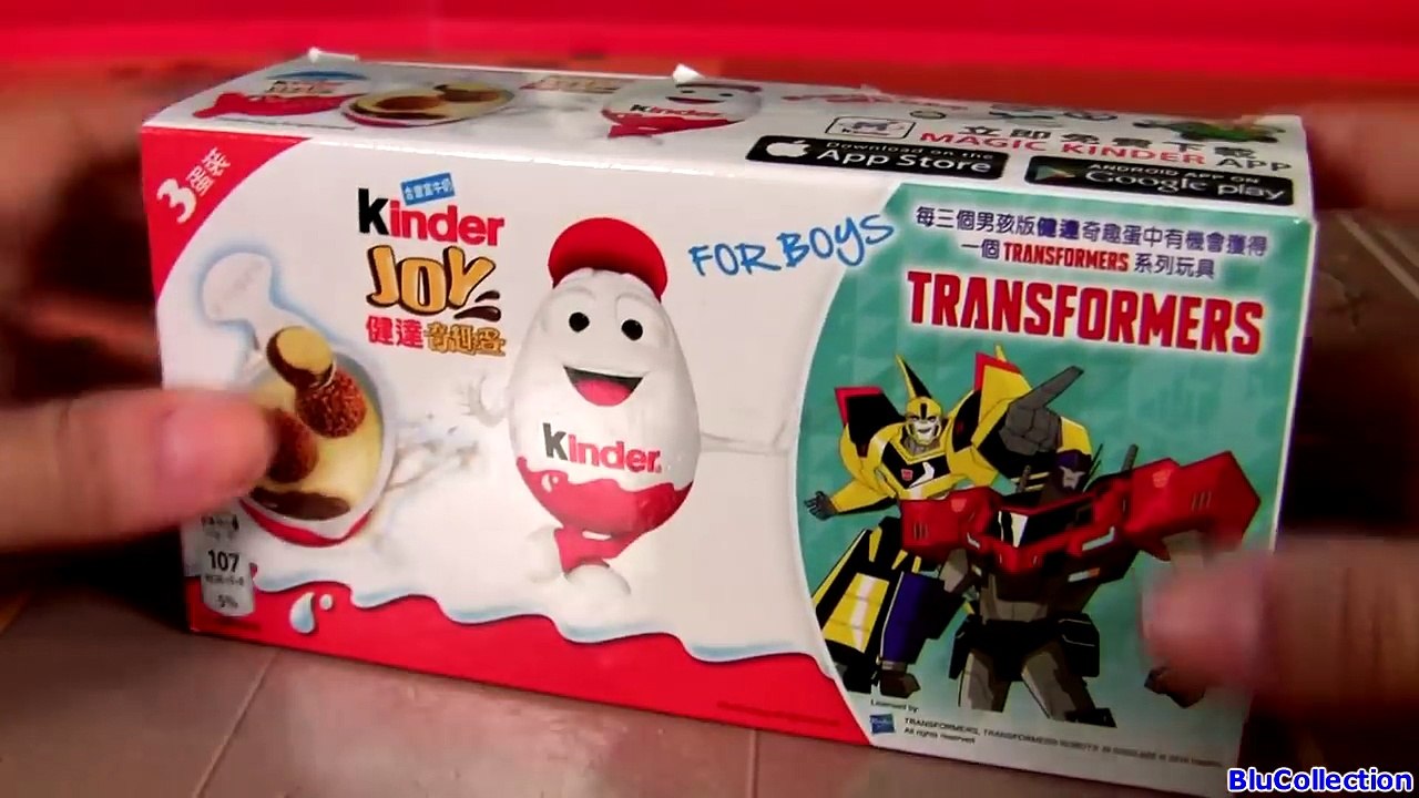 Kinder Joy Transformers Rescue Bots Toys Surpri...