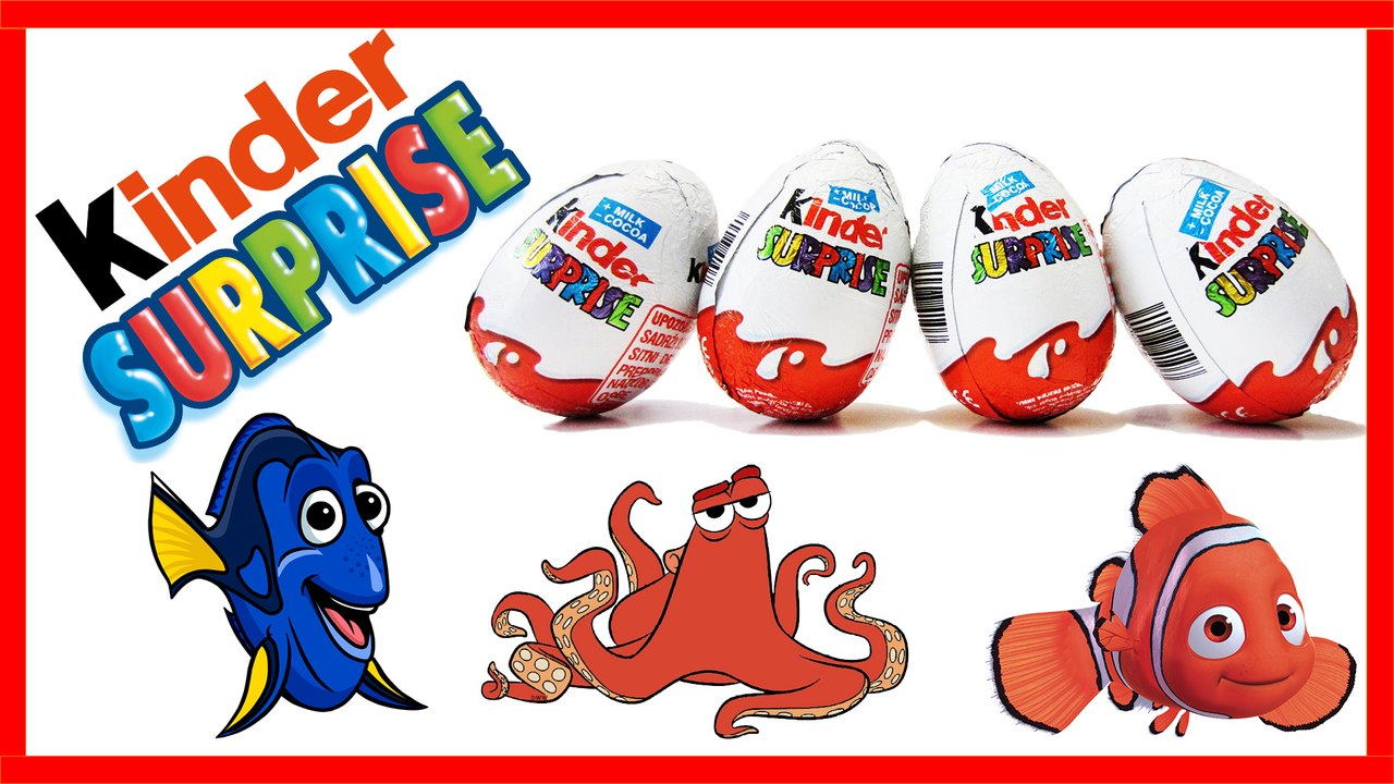Kayıp Balık Dori Sürpriz Yumurta Açma Finding Dory Surprise Eggs