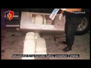 ZBULOHEN 95 KG HASHASH NE KAPSHTICE, POLICIA KUFITARE ARRESTON DY TRAFIKANTET LAJM