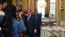Hollande moqué pour avoir servi de statue de cire aux journées du patrimoine
