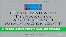 Collection Book Corporate Treasury and Cash Management (Finance and Capital Markets Series)