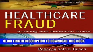 Collection Book Healthcare Fraud: Auditing and Detection Guide