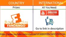 GIVEAWAY LINK IN DESCRIPTION &. [CLOSE] Fandango Gift Card $25   International Giveaway