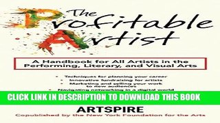 New Book The Profitable Artist: A Handbook for All Artists in the Performing, Literary, and Visual
