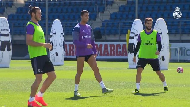 Cristiano Ronaldo e Bale retornam aos treinos no Real Madrid