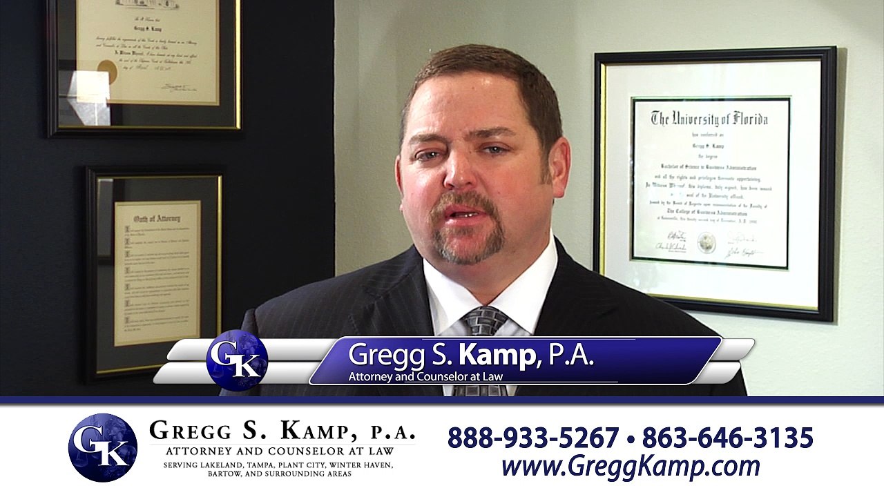 Criminal DUI and Drug Charges Attorney Lakeland FL Tampa FL http://www.GreggKamp.com