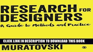 New Book Research for Designers: A Guide to Methods and Practice