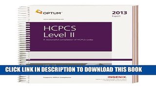 New Book HCPCS 2013 Level II Expert (Hcpcs Level II Expert (Spiral))