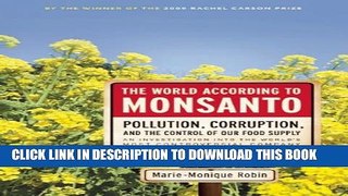 New Book The World According to Monsanto