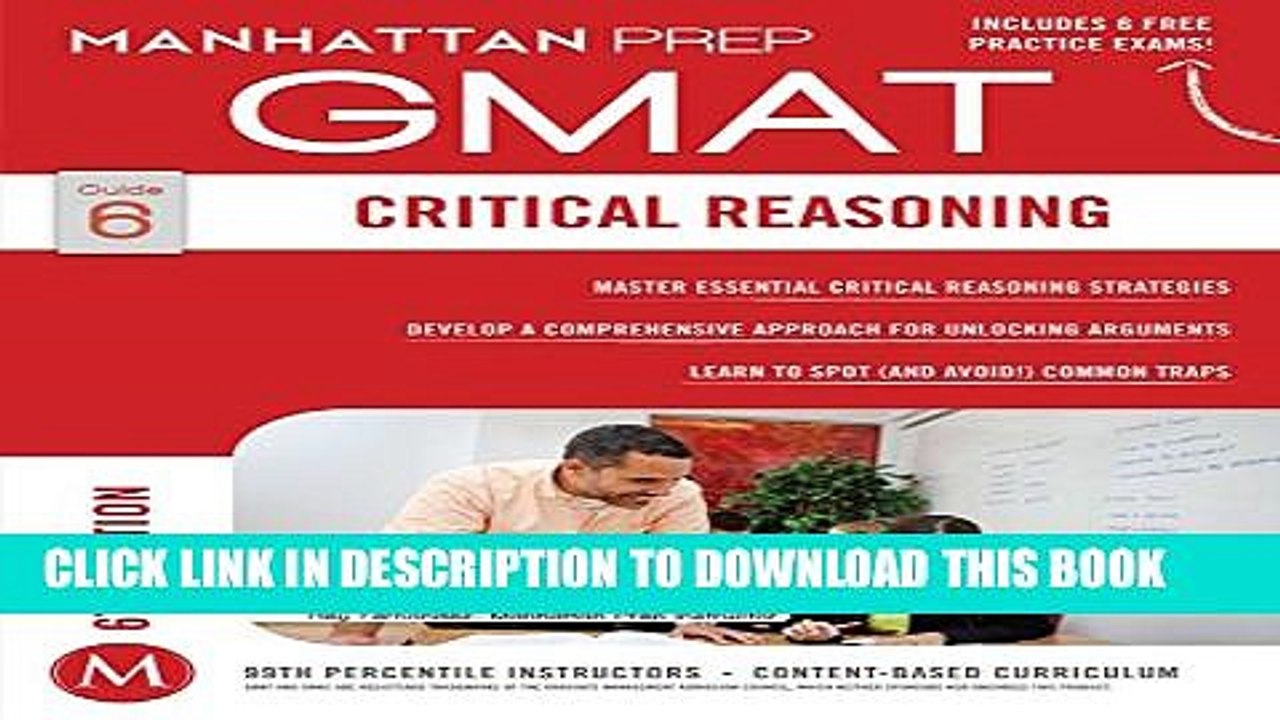 [PDF] GMAT Critical Reasoning (Manhattan Prep GMAT Strategy Guides) Popular Colection