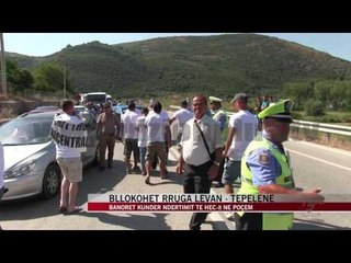 Protestë në Poçem për ndërtimin e HEC-it - News, Lajme - Vizion Plus