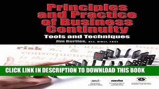 Collection Book Principles and Practice of Business Continuity: Tools and Techniques