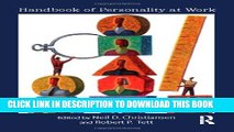 New Book Handbook of Personality at Work (Applied Psychology Series)