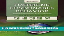 New Book Fostering Sustainable Behavior: An Introduction to Community-Based Social Marketing