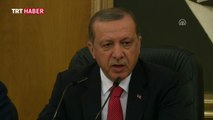 Cumhurbaşkanı Recep Tayyip Erdoğan'ın basın toplantısı