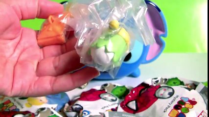 Disney Stitch Tsum Tsum Stack n Display Set with Marvel Mystery pack Series 1, 2, 3