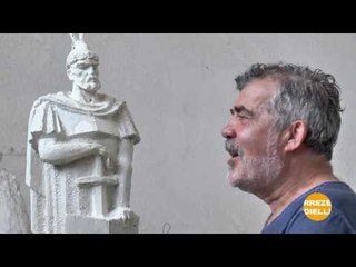 Skulptori Agim Rada dhe studio e tij