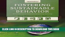 Collection Book Fostering Sustainable Behavior: An Introduction to Community-Based Social Marketing