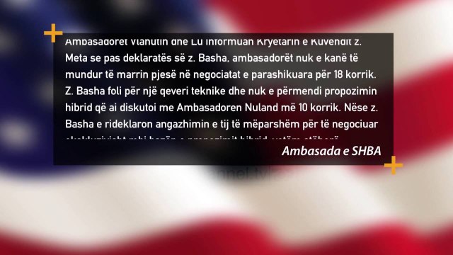 Ambasadorët Lu e Vlahutin: Kundër qeverisë teknike - Top Channel Albania - News - Lajme