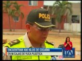 Decomisan cocaína en Guayaquil