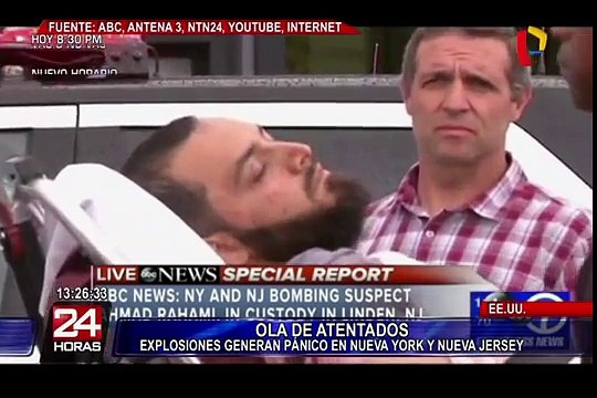 Nueva York: Capturan a sospechoso que estaría vinculado con atentados