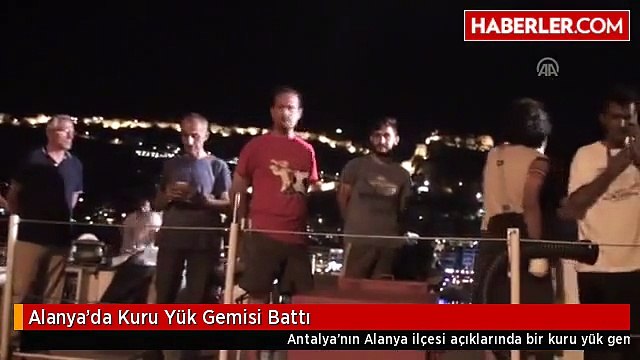 Alanya'da Kuru Yük Gemisi Battı