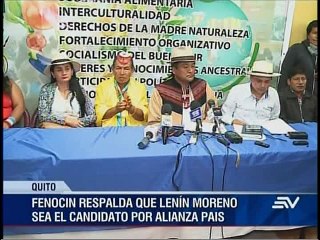 Fenocin respalda a Lenin Moreno como candidato presidencial