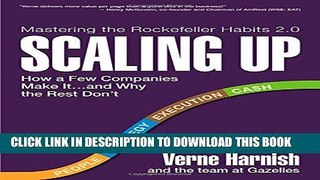 Collection Book Scaling Up: How a Few Companies Make It...and Why the Rest Don t (Rockefeller