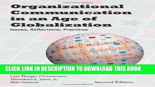 New Book Organizational Communication in an Age of Globalization: Issues, Reflections, Practices
