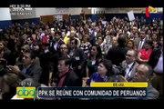 EEUU: presidente Kuczynski se reúne con comunidad de peruanos