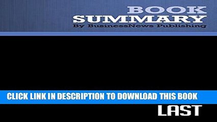 [PDF] Summary : Leaders Eat Last - Simon Sinek: Why Some Teams Pull Together and Others Don t