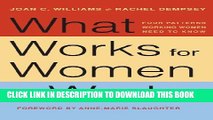 [PDF] What Works for Women at Work: Four Patterns Working Women Need to Know Full Online