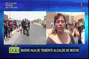 Trujillo: muere hija de teniente alcalde de Moche tras atropello