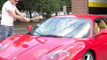 Ferrari Owner Takes A Baseball Bat To His Own Car