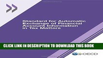 [PDF] Standard for Automatic Exchange of Financial Account Information in Tax Matters Full Online