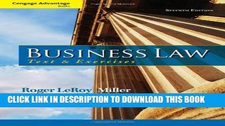 [PDF] Cengage Advantage Books: Business Law: Text and Exercises Popular Online