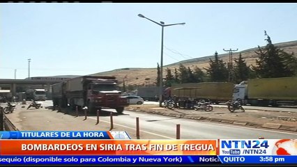 Al menos doce muertos tras bombardeo a un convoy humanitario en Siria tras fin de la tregua