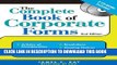 [PDF] The Complete Book of Corporate Forms: From Minutes to Annual Reports and Everything in