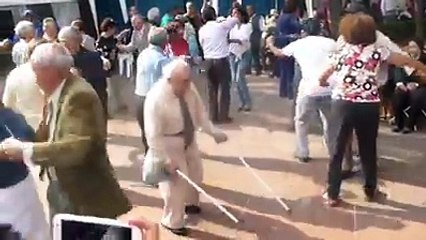 Never too old to dance! )