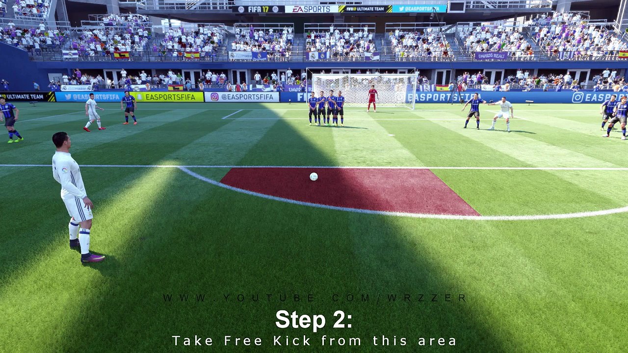 FIFA 17 Rabona Free Kick Tutorial