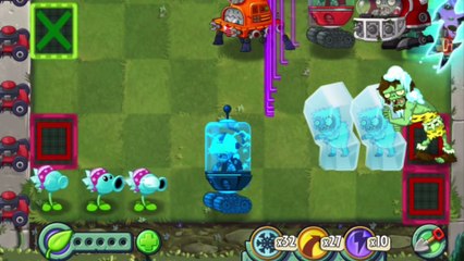 Plants vs Zombies 2 PEASHOOTER VS SNOW PEA