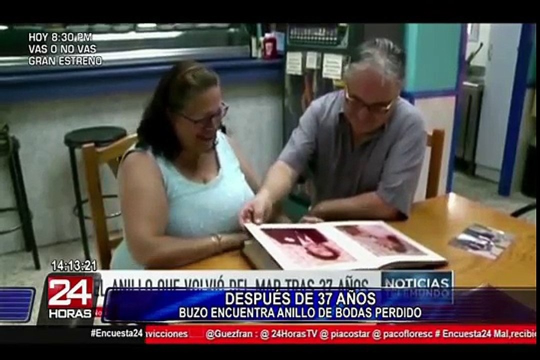 Recuperan anillo de bodas perdido hace 37 años