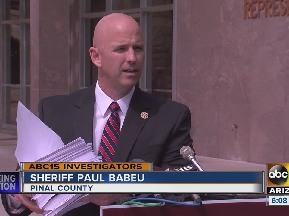 Pinal County Sheriff Paul Babeu criticizes attack ads using ABC15 reporting