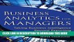 [PDF] Business Analytics for Managers: Taking Business Intelligence Beyond Reporting Popular Online