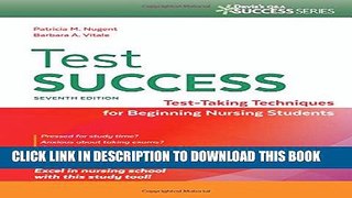 [PDF] Test Success: Test-Taking Techniques for Beginning Nursing Students Full Online